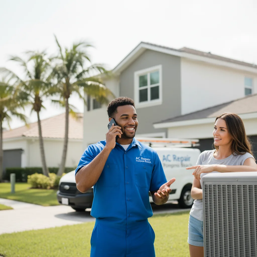 AC Repair Pompano Beach customer support in Lannon